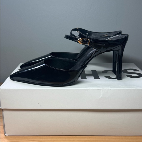 Schutz Laura Mule Leather Pump - Picture 5 of 7
